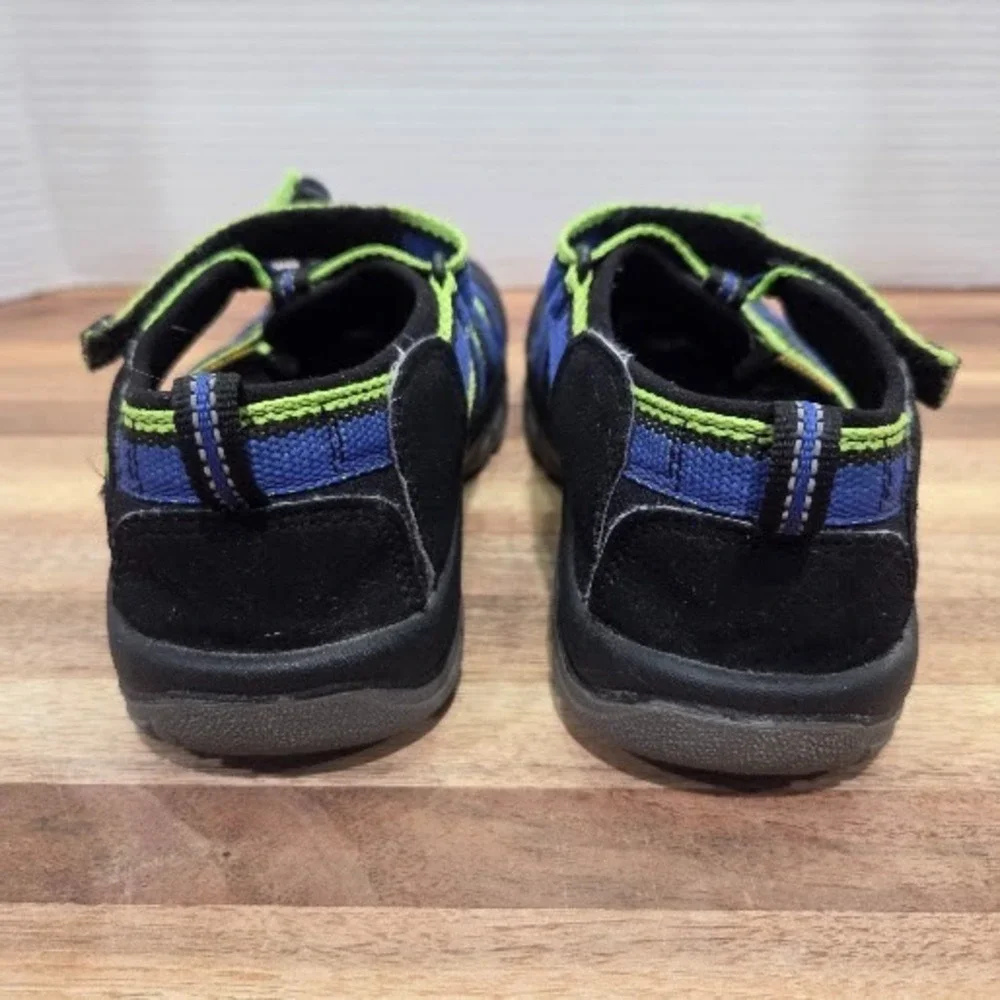 KEEN Newport Neo H2 Big Kids‎ Size 3 Youth Water Hiking Sandals Black Blue Green